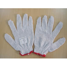 Guantes de trabajo 24G Bleach White Coton Glove Lightweight